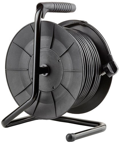 Technik kabeltromle h05 3x1,5qmm 50m sort - 1167274