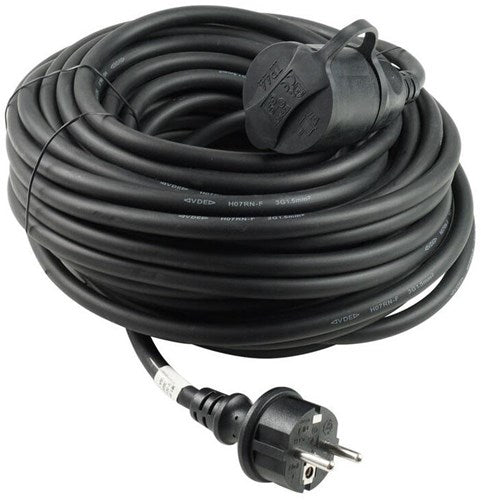 Enzo technik forlængerledning neopren 3x1,5qmm 20m - 1167071