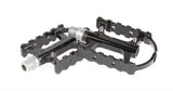 Tecora e tecmulti pedal sæt aluminium multigrip sort på kortet