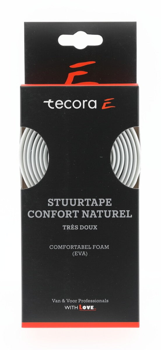 Buzaglo tecora e styrtape confort naturel, ø2,5x30 mm, 1,8m, hvid