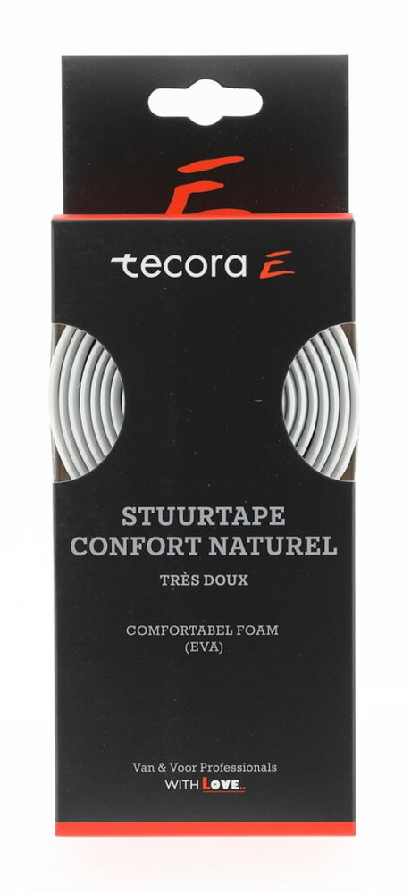 Buzaglo tecora e styrtape confort naturel, ø2,5x30 mm, 1,8m, hvid