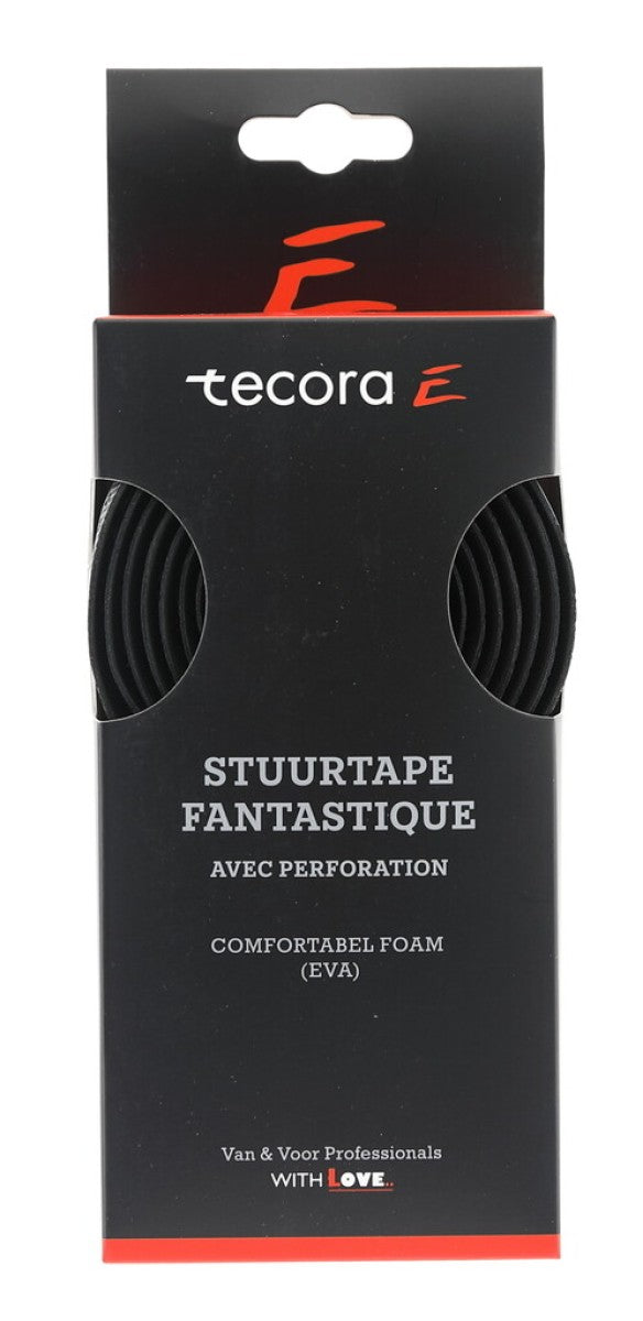 Buzaglo tecora e styrtape fantastique perforering, ø2,5x30mm, 2m, sort