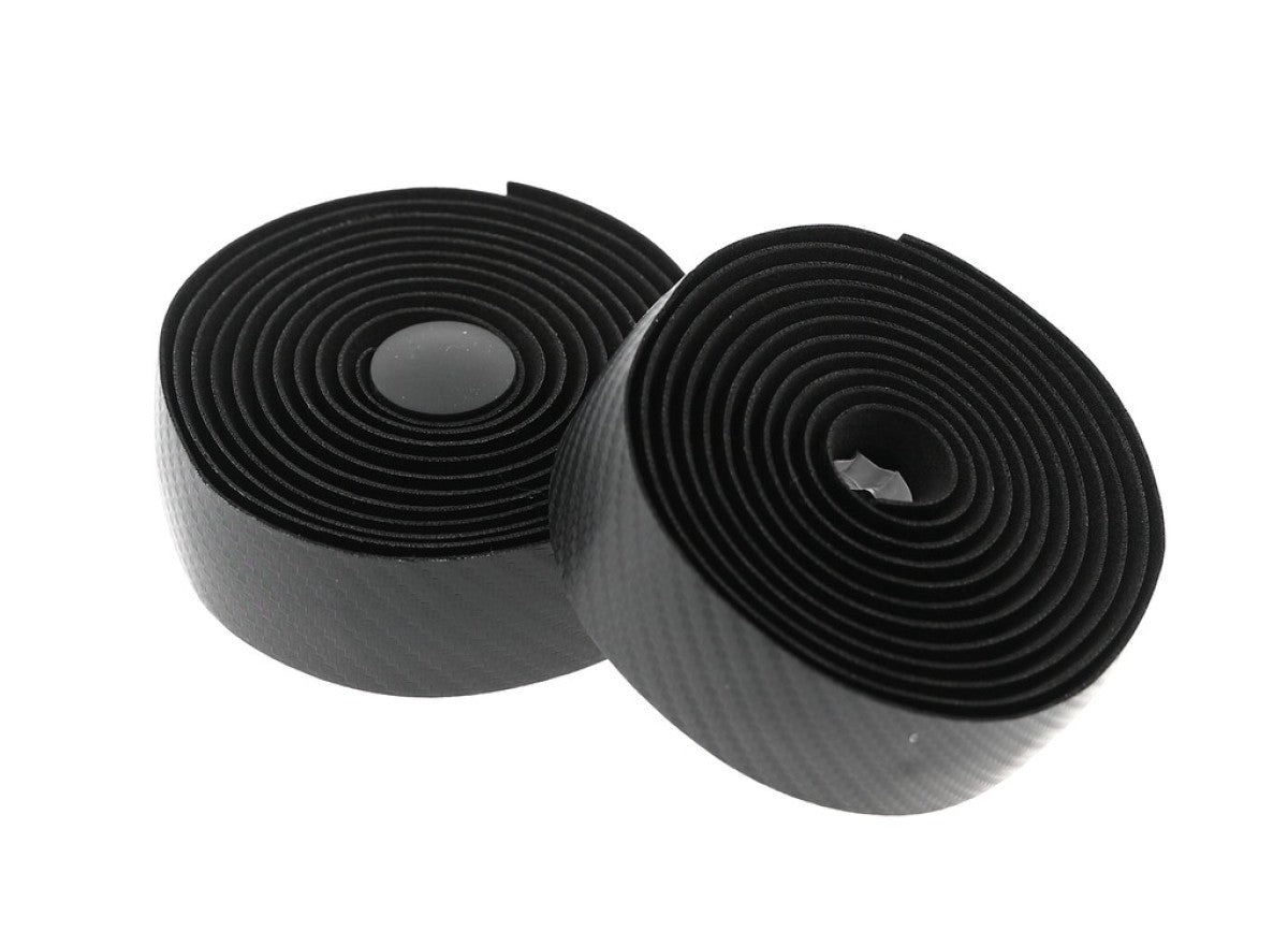 Buzaglo tecora e styrtape magnifique carbon-look, ø2,5x30 mm, 2m, sort