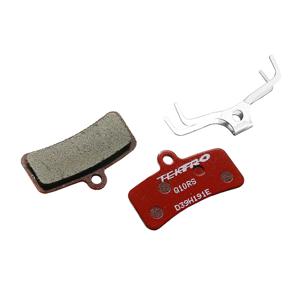 Tektro skivebremsebremseklods q10rs 4-stempel, harpiks