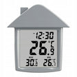 Transparante raamthermometer