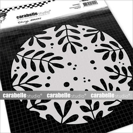 Carabelle studio • stencil rund 15,2cm vegeteret