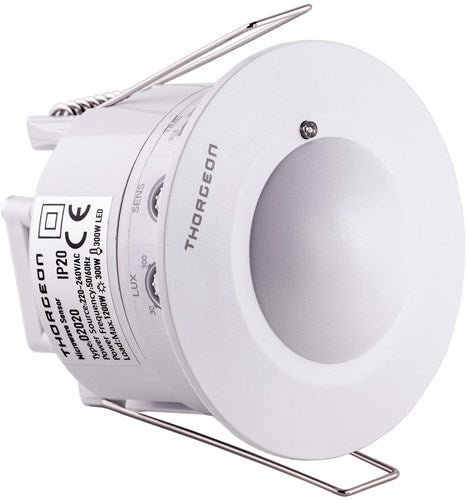 Enzo torgeon radar bevægelsessensor forsænket loft 360 grader hvid - 3900544