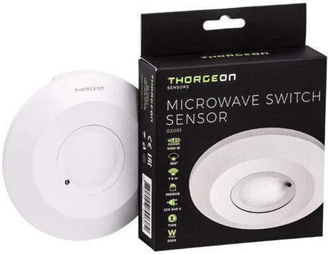 Enzo thorgeon radar bewegingssensor opbouw plafond 360 graden wit - 3900540