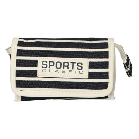 Rejsespejltaske stribe blå sportsklassiker 16,5x11cm