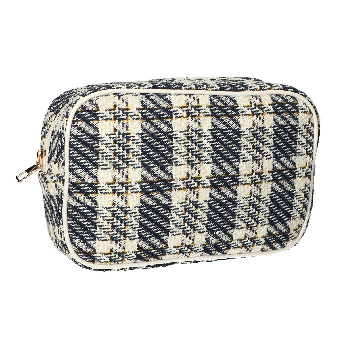 Traveler toiletæske tweed tern 26x16cm