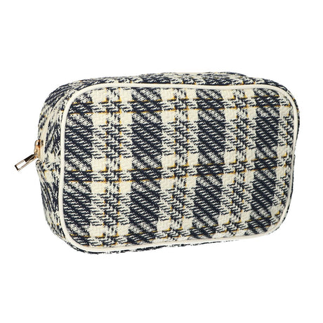 Traveler toiletæske tweed tern 26x16cm