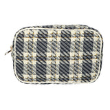 Traveler toiletæske tweed tern 26x16cm