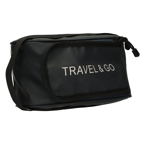 Traveller toilettas travel go donkerblauw 15,5cm x 13,5cm