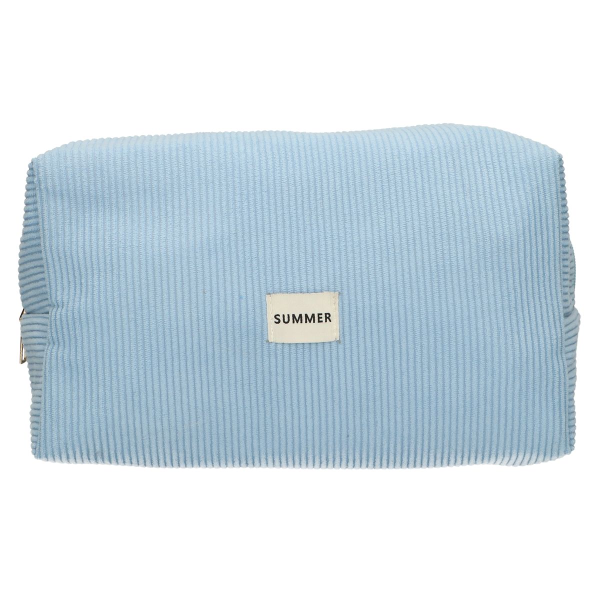 Traveller toilettas rib waterdicht blauw 24,5cm x 18,5cm