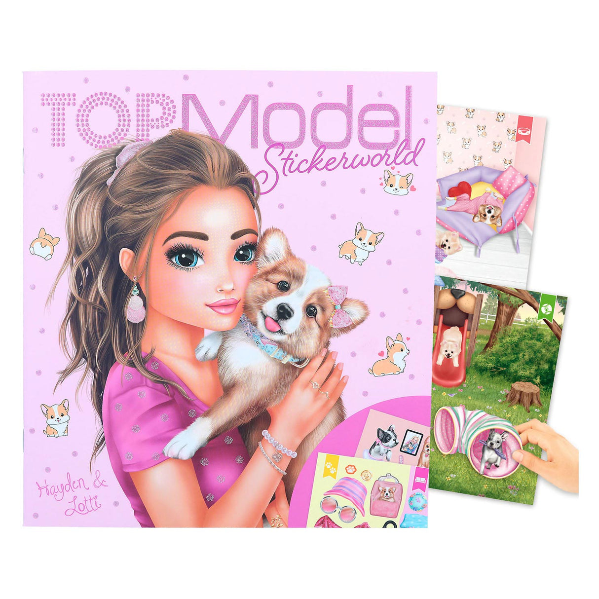 Van der Doelen topmodel - stickerworld corgi den søde hund
