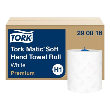 Tork håndklæderulle 2 lag hvid h1 290016 (6 ruller)