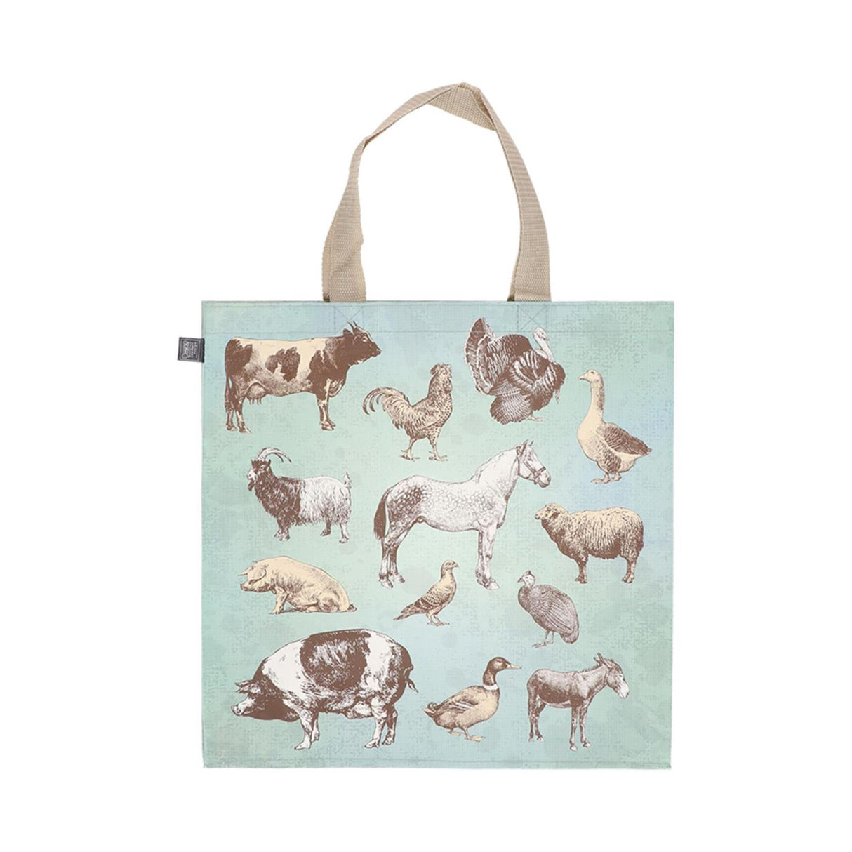 Esschert design indkøbspose husdyr 40x14,5x40cm s