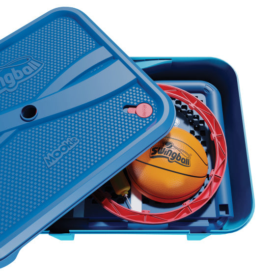 Swingball Basketball Post med alle overfladebaserede mørkeblå