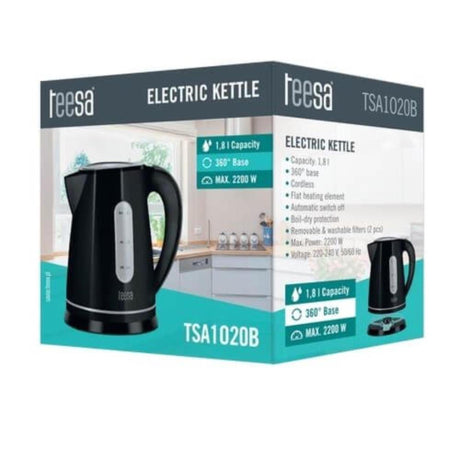 Teesa trådløs elkedel 1,8l sort