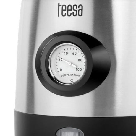 Teesa kedel i rustfrit stål med indikator 1,7l