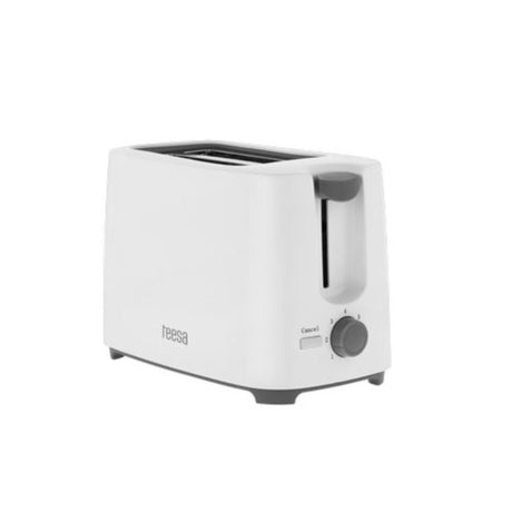 Teesa brødrister 700 watt hvid