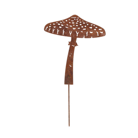 Esschert design roest tuinsteker parasolzwam 15x0,4x27cm staal