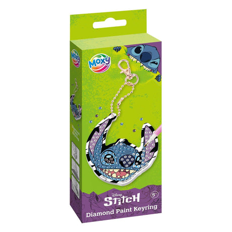 Moxy stitch diamant maleri nøglering