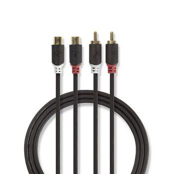 Nedis tulip audio forlængerkabel