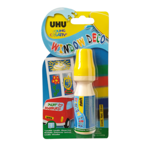 Uhu vinduespind gul 25ml
