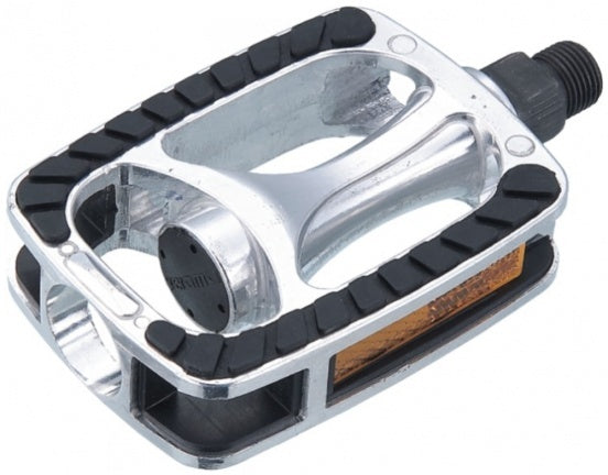 Platform Pedal Stadsfiets SP-811 9 16 tommer sølvsæt