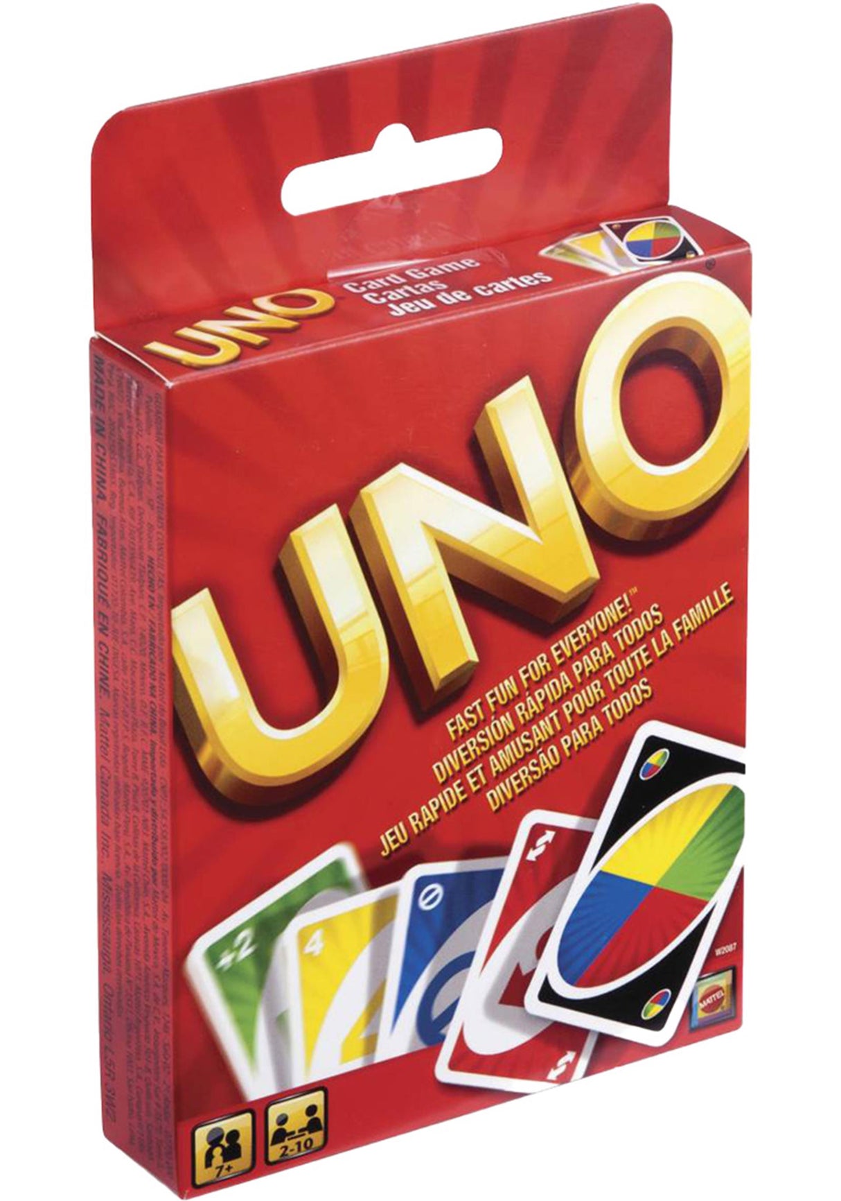 Mattel uno kortspil 7+ 2 til 20 spillere