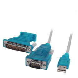 USB 2.0 til seriel adapter