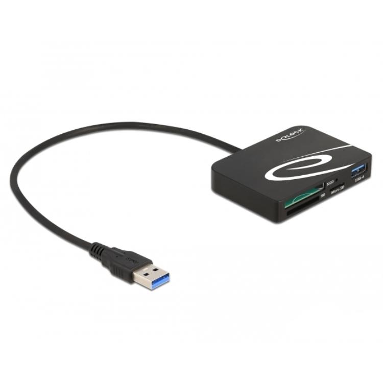 Abi Delock kortlæser XQD SD Micro SD + USB Type-A.