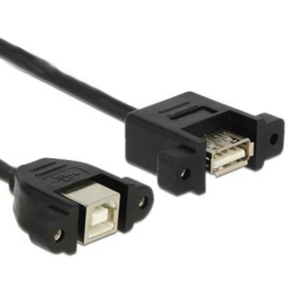 USB A til USB B indbygget printerkabel
