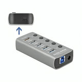 USB C til A + B hub - 5 porte
