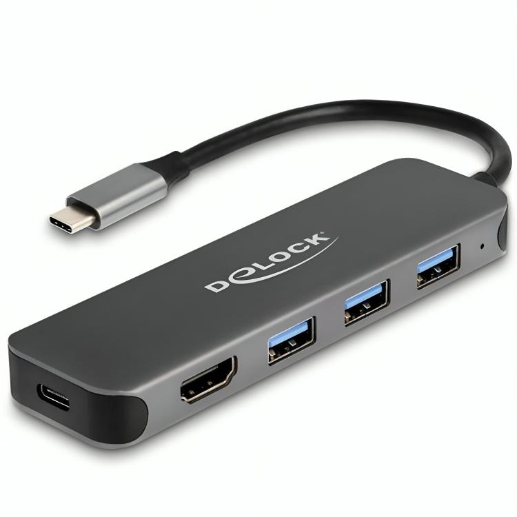 Imp usb c til c + a + hdmi hub - 5 porte