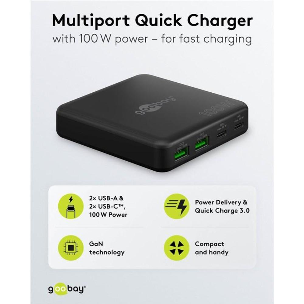 USB-C til en hub - 4 porte