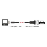 USB-C til seriel adapter