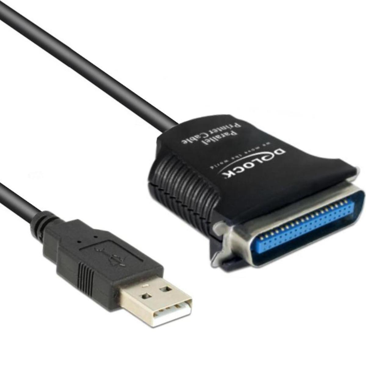 Usb a til 36p d-sub printerkabel