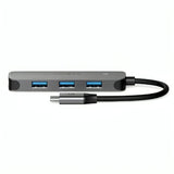 Nedis USB C til A Hub - 4 porte