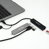 Abi USB C til A Hub - 4 porte