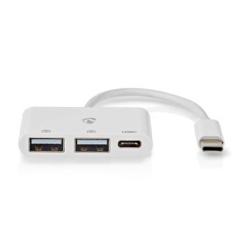 Nedis USB C til C + A hub - 3 porte