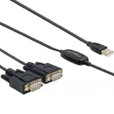 Usb a til 9p d-sub printerkabel