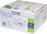 V-tac forsænket spotlight justerbar 50mm rund hvid 5013315