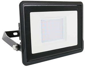 V-tac LED byggelampe 30w 6500k sort + kabelindgang - 9332125
