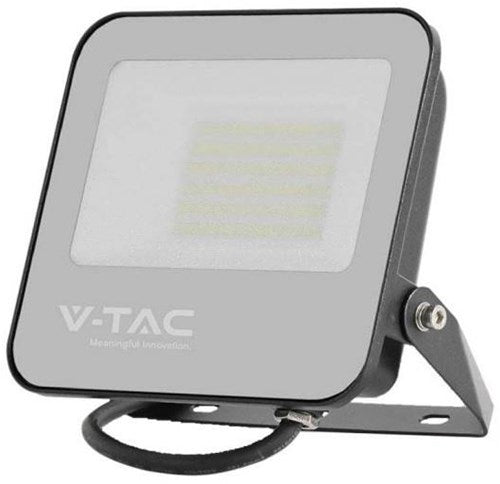 V-tac LED byggelampe 50w 6500k sort - høj lumen - 9332055