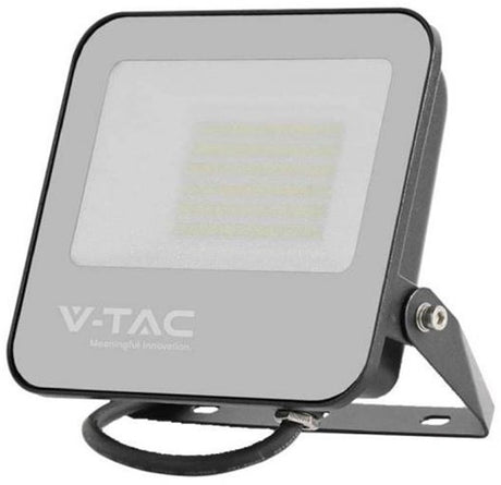 V-tac LED byggelampe 50w 6500k sort - høj lumen - 9332055
