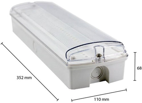 V-tac nødbelysning LED overflademonteret 4 watt IP65 - 5021700
