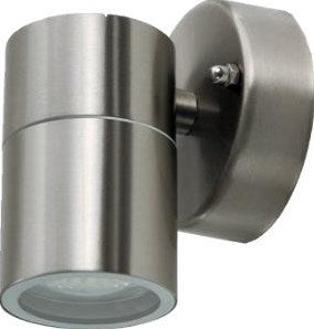 V-tac væglampe i rustfrit stål | 1xgu10 | ip44 | 8,5 cm høj - 5086000