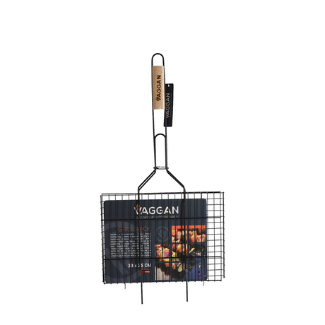 Vaggan barbecue hambugergrill zwart 33x25cm